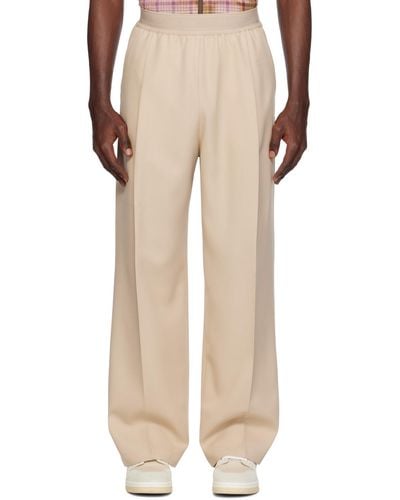 Stockholm Surfboard Club Relaxed-Fit Trousers - Natural