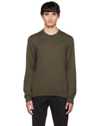 Filippa K Green Wool Sweater - Black