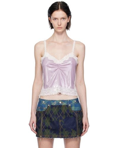 Anna Sui Metallic Camisole - Purple