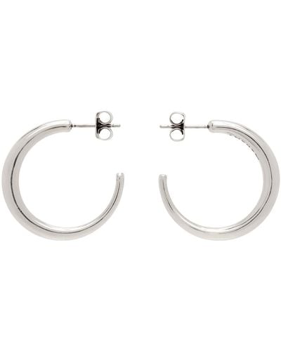 Isabel Marant Silver Ring Earrings - Black