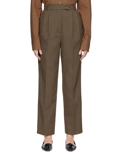 Frankie Shop Brown Bea Trousers