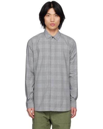 master-piece Check Shirt - Gray