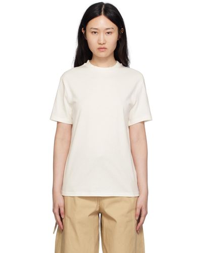 Jil Sander T-shirt surdimensionné blanc - Multicolore