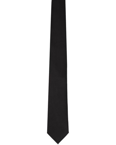 Tom Ford Cravate noire en soie