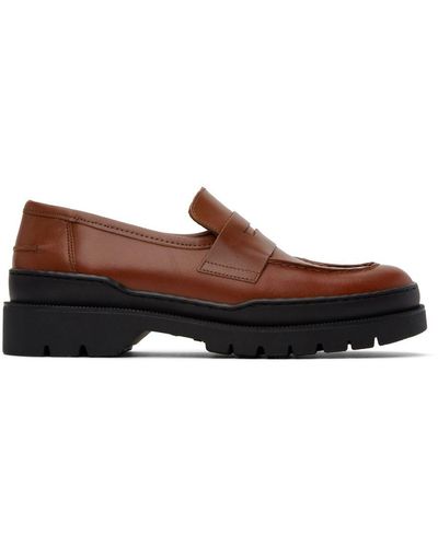 Kleman Brown Accore M Vgt Loafers - Black