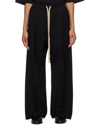 Fear Of God Drawstring Lounge Trousers - Black