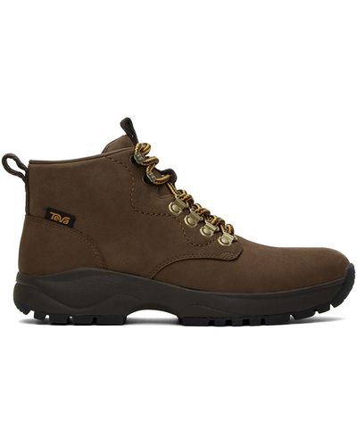 Teva Brown Tusayan Boots - Black