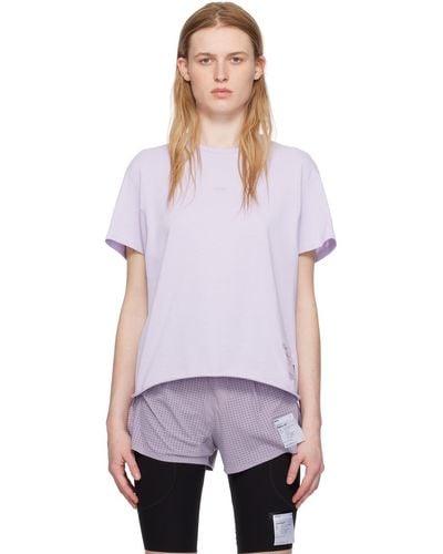 Satisfy T-shirt d'escalade mauve - Violet