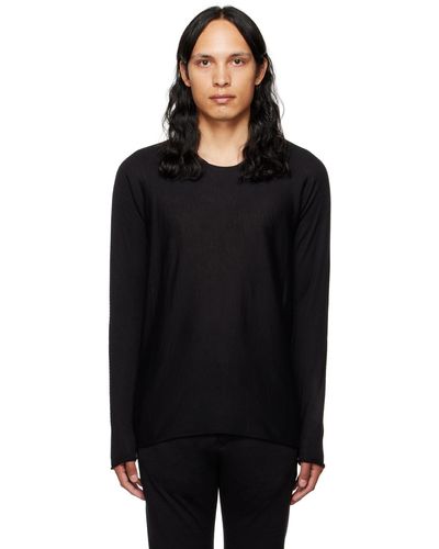 Label Under Construction Arched Sweater - Black