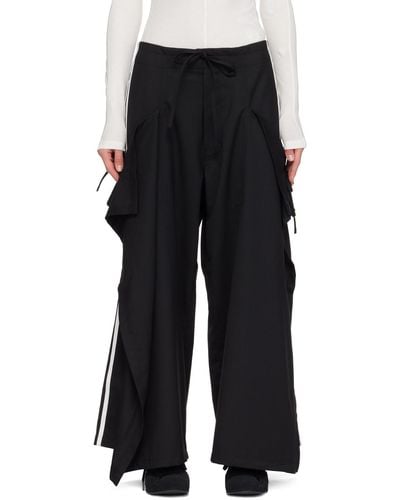 Y-3 Refined Woven Trousers - Black