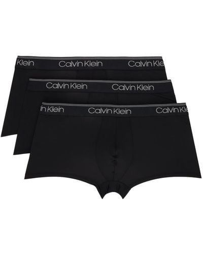 Calvin Klein Three-pack Boxers - Black