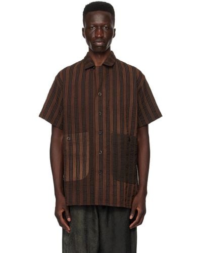 Uma Wang Brown Terry Shirt