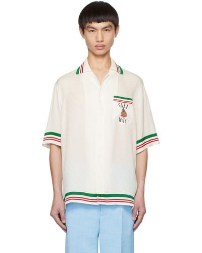 CASABLANCA - Man - White - Sweatshirt