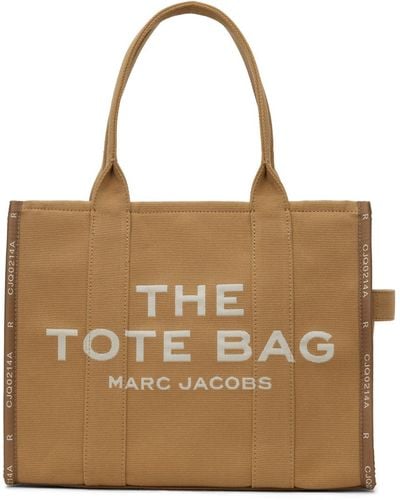 Marc Jacobs Tan 'the Jacquard Large' Tote - Brown