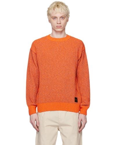 BOSS Relaxed-Fit Sweater - Orange