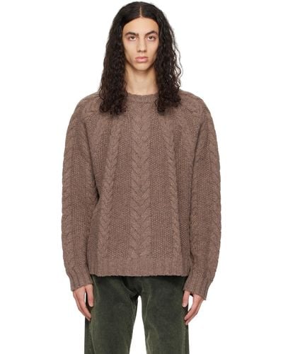Hope Cable Sweater - Brown