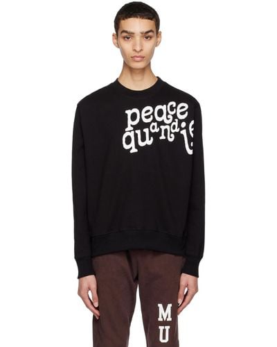Museum of Peace & Quiet Museum Of Peacequiet Etched Sweatshirt - Black