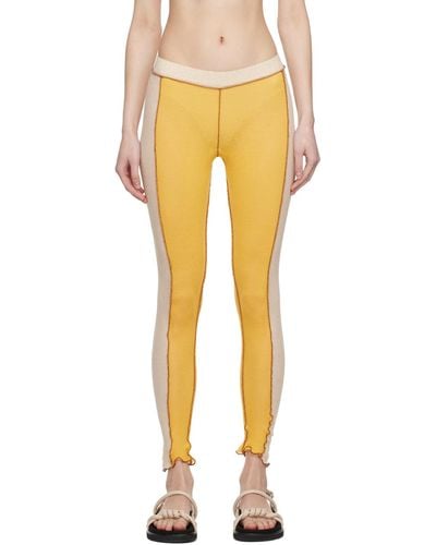 Baserange Sun leggings - Yellow