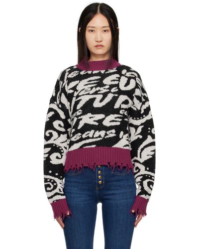 Versace Graphic Jumper - Black