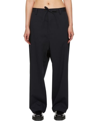 Sofie D'Hoore Pantalon polaris bleu marine - Noir