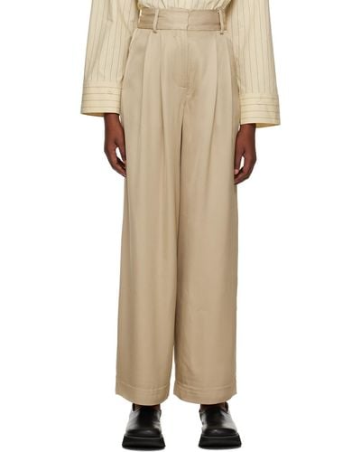 By Malene Birger Piscali Pants - Natural