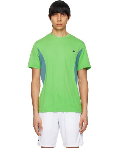 Lacoste T-shirt vert édition novak djokovic