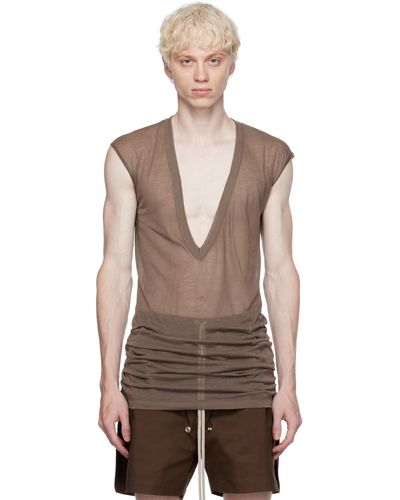 Rick Owens Gray Dylan T-shirt - Multicolor