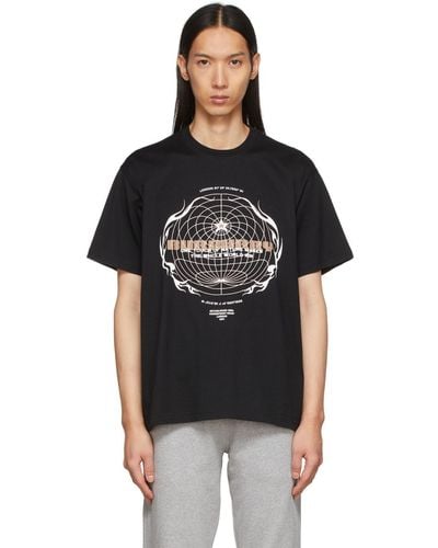 Burberry Globe Graphic T シャツ - ブラック