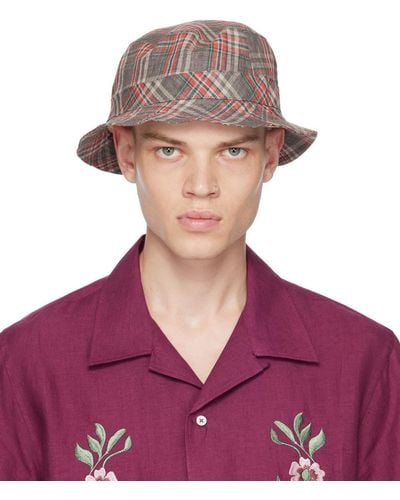 De Bonne Facture Ssense Exclusive Bucket Hat - Purple