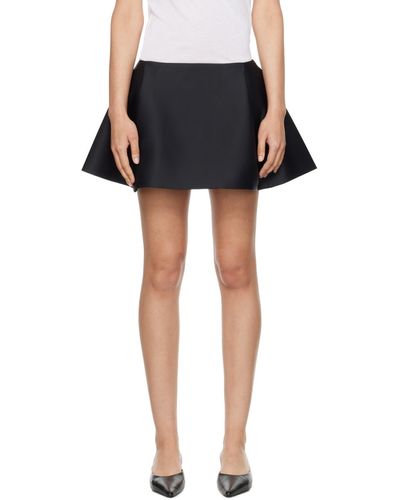 Khaite Black 'the Ralfa' Miniskirt