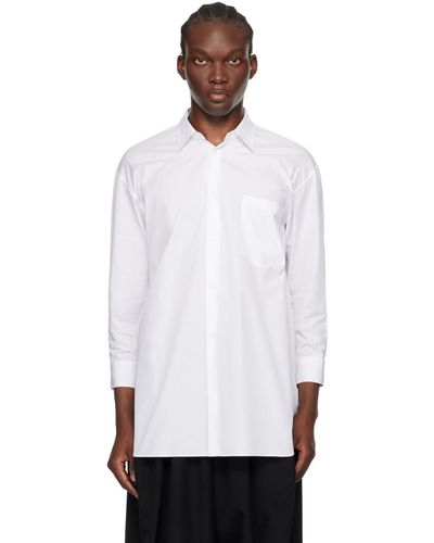 COMME DES GARÇON BLACK Comme Des Garçons Spread Collar Shirt - White