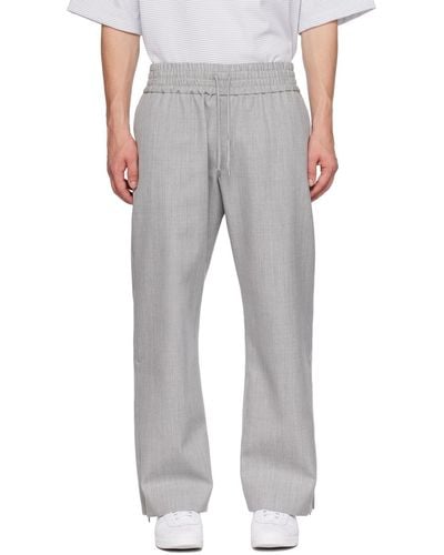 Fumito Ganryu Side Conceal Trousers - Grey