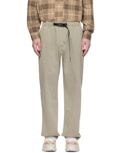 Gramicci Relaxed-Fit Trousers - Natural
