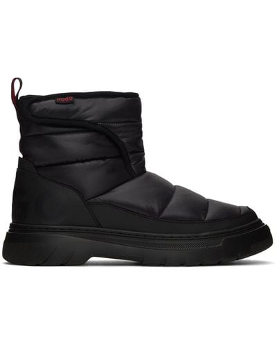 HUGO Black Urian Halb Boots