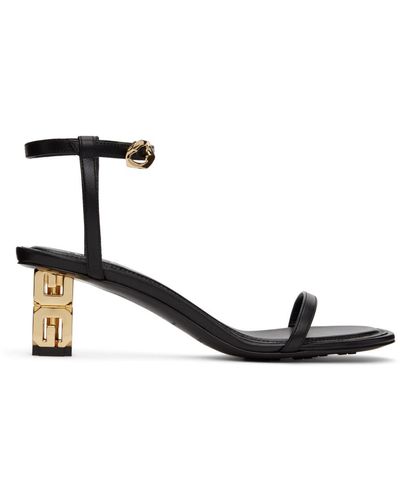 Givenchy G Cube Heeled Sandals - Black