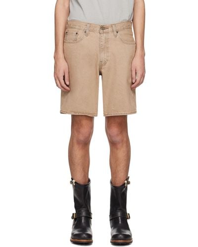 Levi's Beige 468 Stay Loose Shorts - Natural