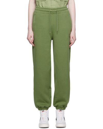 Nike Khaki Flight Lounge Trousers - Green
