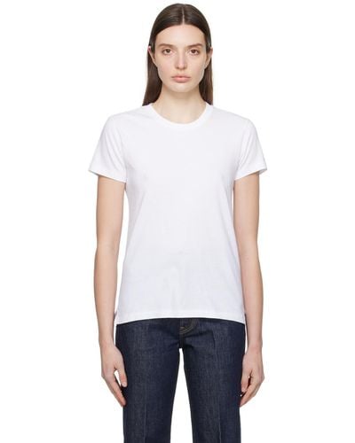 AURALEE Seamless T-shirt - White