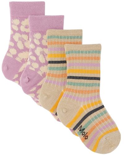 Molo Baby Nomi Socks Set - Pink