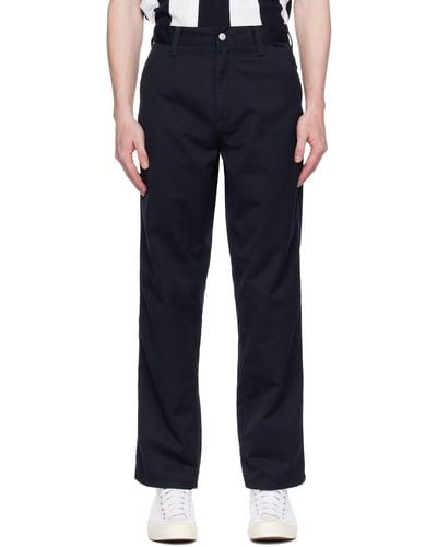 Carhartt Navy Simple Trousers - Black
