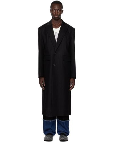 JW Anderson Black Two-button Coat