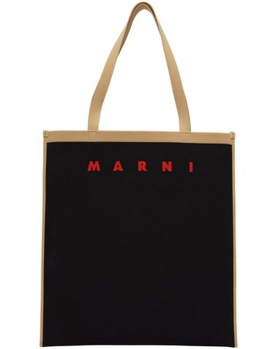 Marni Shopping Tote - Black