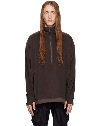 F/CE Paneled Sweater - Black
