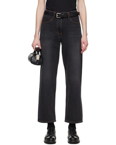 Adererror Significant Contrast Jeans - Black