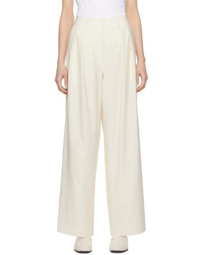 Frankie Shop Off-white Ripley Pants