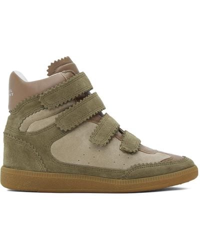 Isabel Marant Taupe Bilsy Sneakers - Multicolor