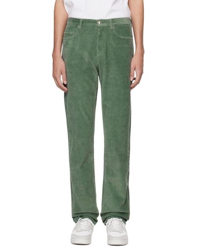 A.P.C. . Green Standard Trousers