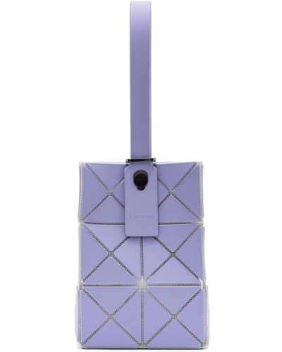Bao Bao Issey Miyake Purple Lucent Frost Small Pouch - White