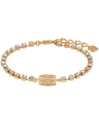 Givenchy Gold 4g Crystal Bracelet - Black