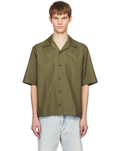 Givenchy Jacquard Shirt - Green
